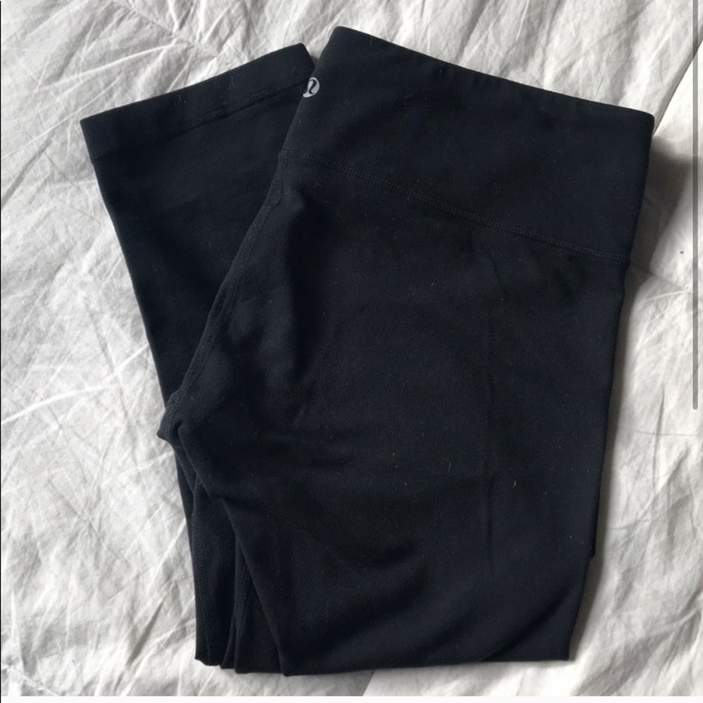 Lululemon cropped wunder under leggings